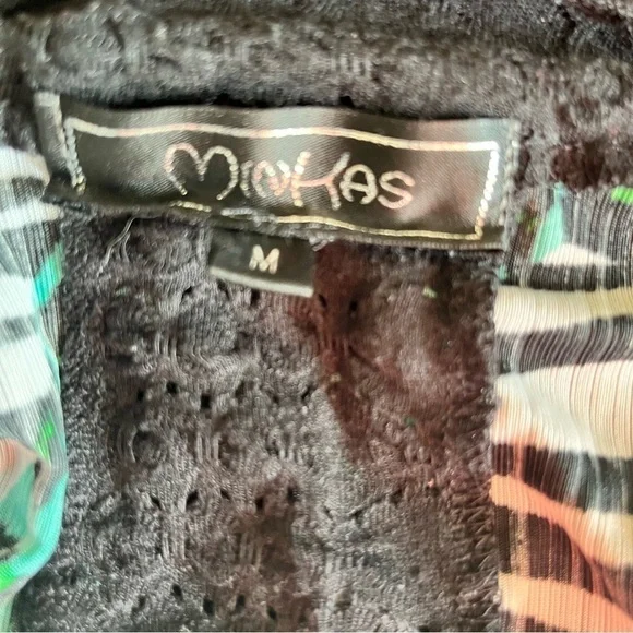Minkas Multi Pattern Tunic Size Medium - Picture 6 of 7